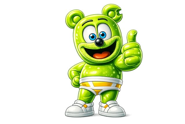 Gummibär thumbs up