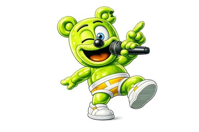 Gummibär singing